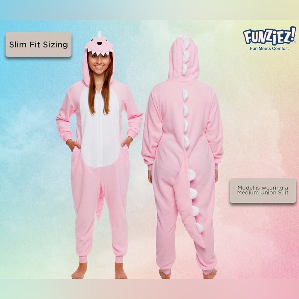 Dino unisex Adult onesie - Picture 2 of 4